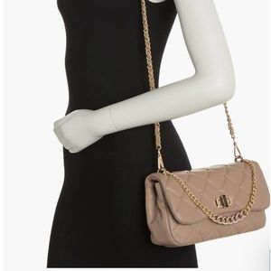 BADGLEY MISCHKA Crossbody purse- Taupe